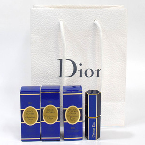 【未使用含む】 Christian Dior クリスチャンディオール 口紅4点セット ルージュアレーブル #365/836/884 ROUGE A LEVRES [S203341]