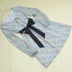 *Chesty Chesty sia- material long sleeve low color small floral print mini-length dress SIZE:0 lady's [S105219]