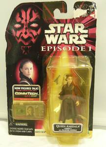 # unopened # figure #COMMTECH* Star Wars episode 1 Comtec Basic figure k.-n*amidala#*za190232