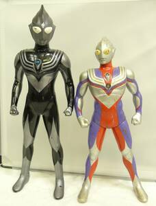 ■USED■おもちゃ☆フィギュア■ 円谷　バンダイ 　◆ウルトラマンティガ　/　ウルトラマンティガ　ダーク■(2体)■◎za190239