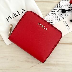 新品 FURLA(フルラ) 財布 キス レッド 赤色