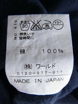 DRESSTERIOR 　ドレステリア　吊り裏毛　スウェットシャツ　サイズ 1 　日本製　ネイビー_画像7
