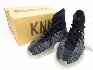 adidas アディダス YEEZY BSKTBL KNIT SLATE BLUE GV8294 スニーカー SIZE:27.5cm♪SH5723