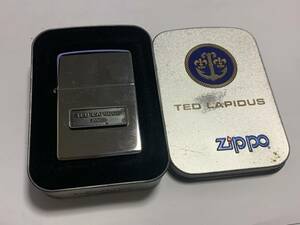 1995年　TED LAPIDUS　　プレートメタル　ZIPPO　USED美品