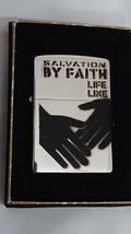 2005年　salvation by faith life line zippo　未使用_画像1