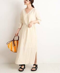  beautiful goods *SLOBE IENA* slow b Iena waist gya The - One-piece * natural *2020SS*