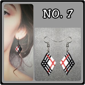 【商品NO.7】(スモール) ホワイト チェック柄