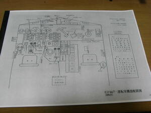 EF66 運転室機器配置図