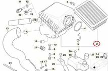 BMWセダンE34E39M5ツーリング530i535i540iエアフィルターM60M62S62エアーフィルターエレメント13721736675エアーエレメント5シリーズ30362_画像4