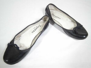 Repetto PARIS レペット 靴 シューズ バレエシューズ フラットシューズ エナメル ブラック