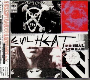  грунтовка ru* Крик i-vuru* нагрев записано в Японии CD с поясом оби Primal Scream Evil Heat SICP144