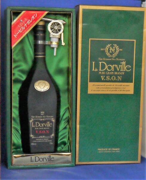 洋酒8)特別価格 希酒 87歳断捨離 古くからナポレオンブランドを持つ「L.DOrville」のV.S.O.N ナポレオンブランデー