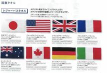 新品未使用 ドイツ 国旗 バスタオル ナショナルフラッグ Germany 三色旗_画像2