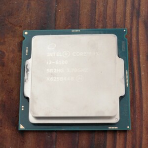 【動作確認しました】インテルCore i3-6100 プロセッサー 3M キャッシュ、3.70 GHz