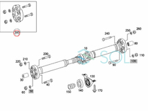ベンツ W203 W204 R230 プロペラシャフト ジョイントディスク コンパニオンプレート C180 C200 C250 C320 C350 C32 SL350 SL500 0004110200_画像2