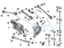 BMW F30 F31 F34 F32 F33 F36 リア アッパーアーム コントロールアーム 左側 320i 320d 328i 335i 420i 428i 430i 435i 440i 33326792543_画像5