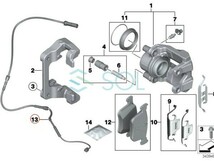 BMW F20 F21 F22 F23 フロント ブレーキパットセンサー 116i 120i 135i 220i M235i 34356792289 出荷締切18時_画像2