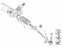 BMW E90 E91 E92 E93 E84 ステアリング タイロッド 右側 320i 323i 325i 335i 32106765236 出荷締切18時_画像2