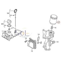 VW ジェッタ3 パサート ティグアン オイルフィルター オイルエレメント 03C115561B 03C115561J 出荷締切18時_画像2