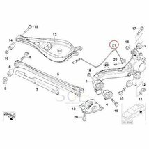 BMW E46 リア ABSセンサー スピードセンサー 左右共通 316i 318i 320i 323i 325i 328i 330i M3 34521164652 34521164370_画像2