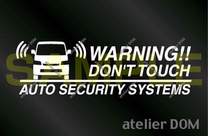  Toyota Town Ace van truck S40# series for security sticker 3 pieces set [ inside pasting type ]