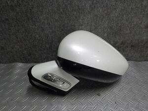 [ including carriage ] Citroen DS4 left door mirror white pearl [ZNo:04002407] 71583