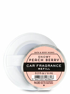 ☆Bath&Body Worksのカーフレグランス　レフィル／SNOWY　PEACH　BERRY☆彡【新品未使用】