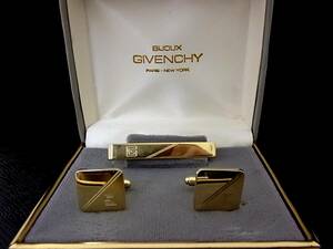 *N3636*# superior article # Givenchy #[ Gold ]# cuffs & necktie tweezers!