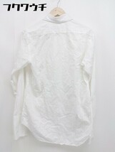 ◇ Maker's Shirt 鎌倉 メーカーズシャツ シャドウストライプ 長袖 シャツ サイズ40/84 ホワイト メンズ_画像3