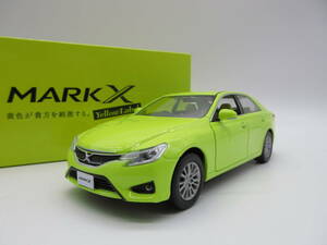 1/30 トヨタ マークX MARK X 130系 中期 特別仕様車 イエローレーベル　非売品 カラーサンプル ミニカー　アウェイクンイエロー　黄色