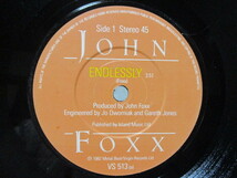 JOHN FOXX ジョン・フォックス ENDLESSLY c/w YOUNG MAN 英 EP ウルトラヴォックス Ultravox_画像4
