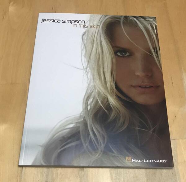 古本 洋書 楽譜 Jessica Simpson In This Skin ジェシカ・シンプソン HAL LEONARD piano vocal guitar