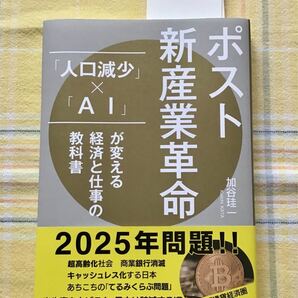 ポスト新産業革命 「人口減少」 × 「AI」 が変える経済と仕事の教科書/加谷珪一　ビジネス、経済