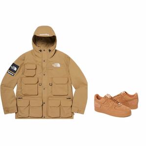 新品 未使用 supreme NORTH FACE cargo Nike AIR FORCE wheat US10 28cm