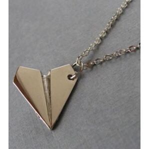 ネックレス 女性向け アクセサリー 紙飛行機