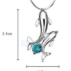 ネックレス アクセサリー いるか イルカ 海豚 プレゼント 2