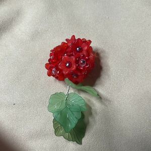  red . flower strap # leaf 