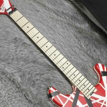 EVH Striped Series 5150 MN Red with Black and White Stripes_画像2