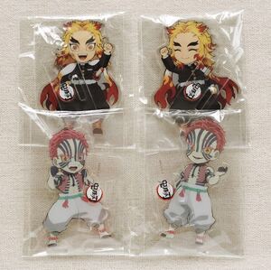 【内袋未開封】鬼滅の刃 繋がるアクリルスタンド 煉獄杏寿郎 猗窩座 アクスタ アクリルスタンド 無限列車