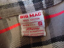 2ed 70's ビッグマック BIG MAC JCPenney　フランネルシャツ/S_画像3