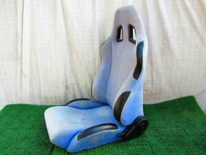  bucket seat semi bucket seat left left side driver`s seat side blue color ②