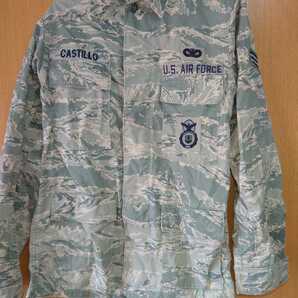 ABU BDU ジャケット シャツ 34ロング 憲兵隊 ワッペン 放出品 実物 アメリカ空軍 lbt eagle Crye 特殊部隊 swat 航空自衛隊 M4 cct pj