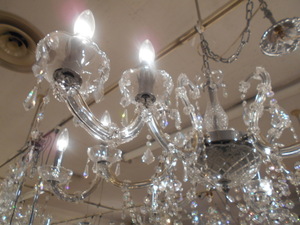  antique style crystal white Swarovski chandelier Swarovski antique style crystal white sealing chandelier 