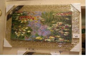 Art hand Auction Peinture à l'huile de Claude Monet importée d'italie, peinture, peinture à l'huile, Nature, Peinture de paysage