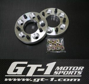 GT-1 モータースポーツ製 日産車用２０㎜ワイドトレッドスペーサー タイプⅠ　114.3-5H　M12×P1.25 ハブ無　シルビア　S15