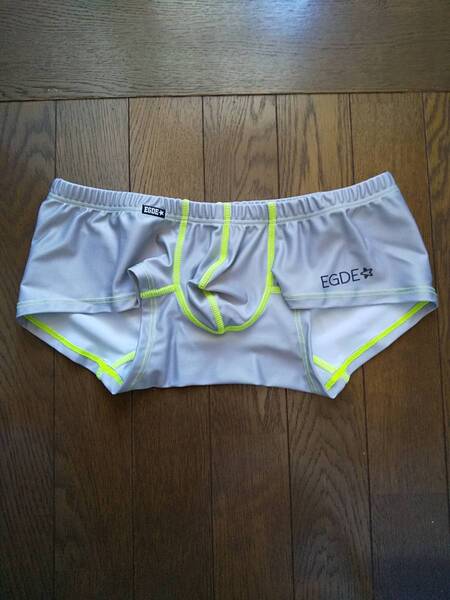 送料無料 新品 未使用 ★☆ EGDE ☆★(エッジ) ロウライズボクサーパンツ XL シルバーグレイ 1
