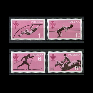 ■ポーランド切手　1979年　オリンピック委員会　4種完