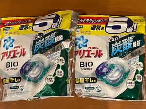 アリエール ジェルボール4D 部屋干し用 詰め替え 2袋セット