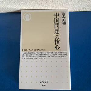 「中国問題」の核心 (ちくま新書) 新書 2009/9/1 清水 美和 (著)