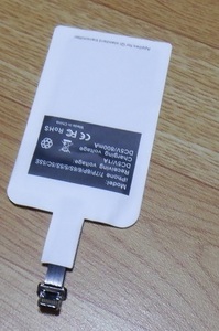 スマホ iPhone用 iPhone 7/6/5対応 ワイヤレス充電シート Qi用(動作確認済み,ジャンク扱い)